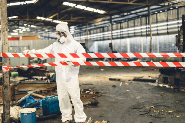 Professional Biohazard technician working in Conover, OH